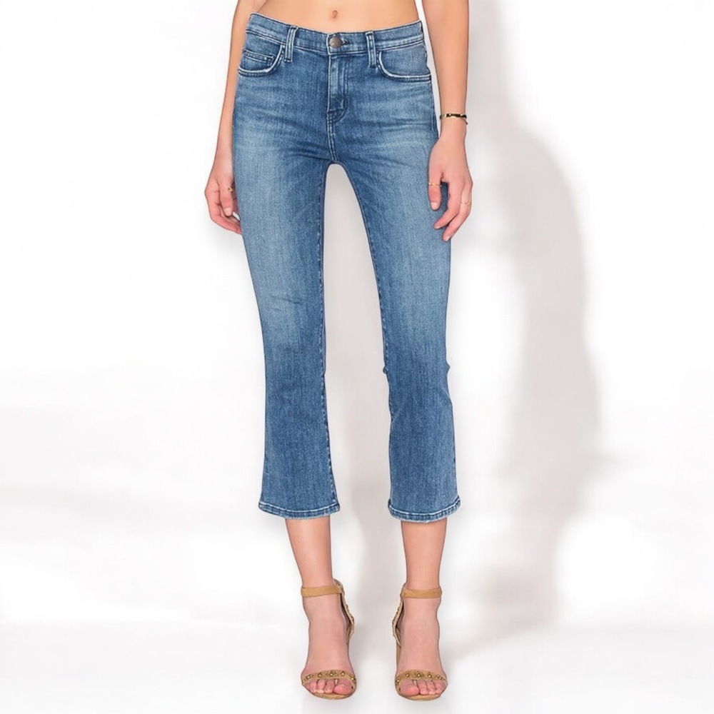 Current Elliott Kick Jeans Stockton Blue Denim Mid-Rise Womens Size 24 NWT